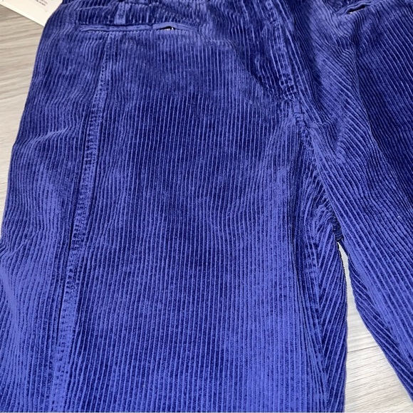 NWT Paul Smith Women's Wide-Leg Corduroy Trouser Cobalt Blue - Picture 5 of 9